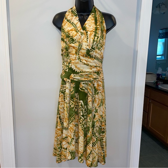Tropical print halter dress by Jones New York - Picture 4 of 4